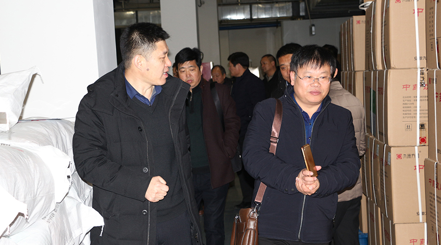 商丘市中医院领导一行莅临安徽尊龙凯时ag旗舰厅制药有限公司参观考察